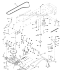 Page C Diagram and Parts List for WE12538M  Weed Eater Lawn Tractor